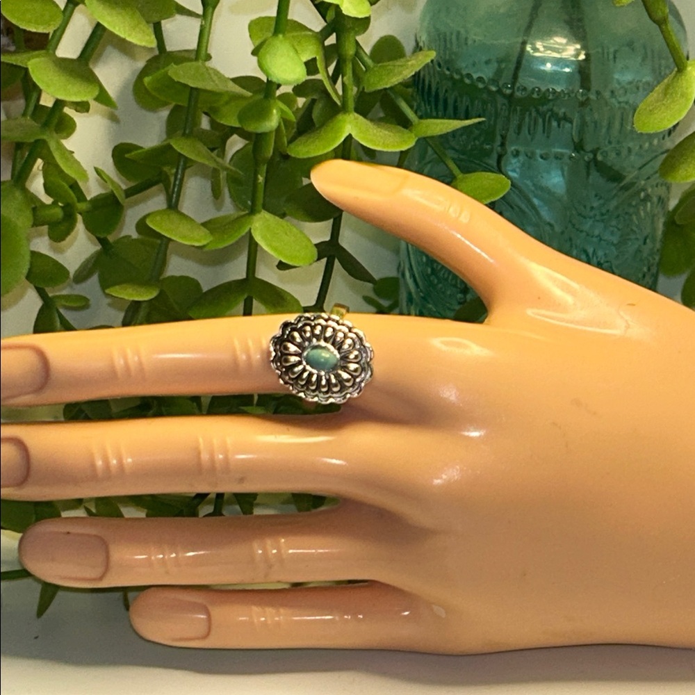 Silver and Turquoise Ring